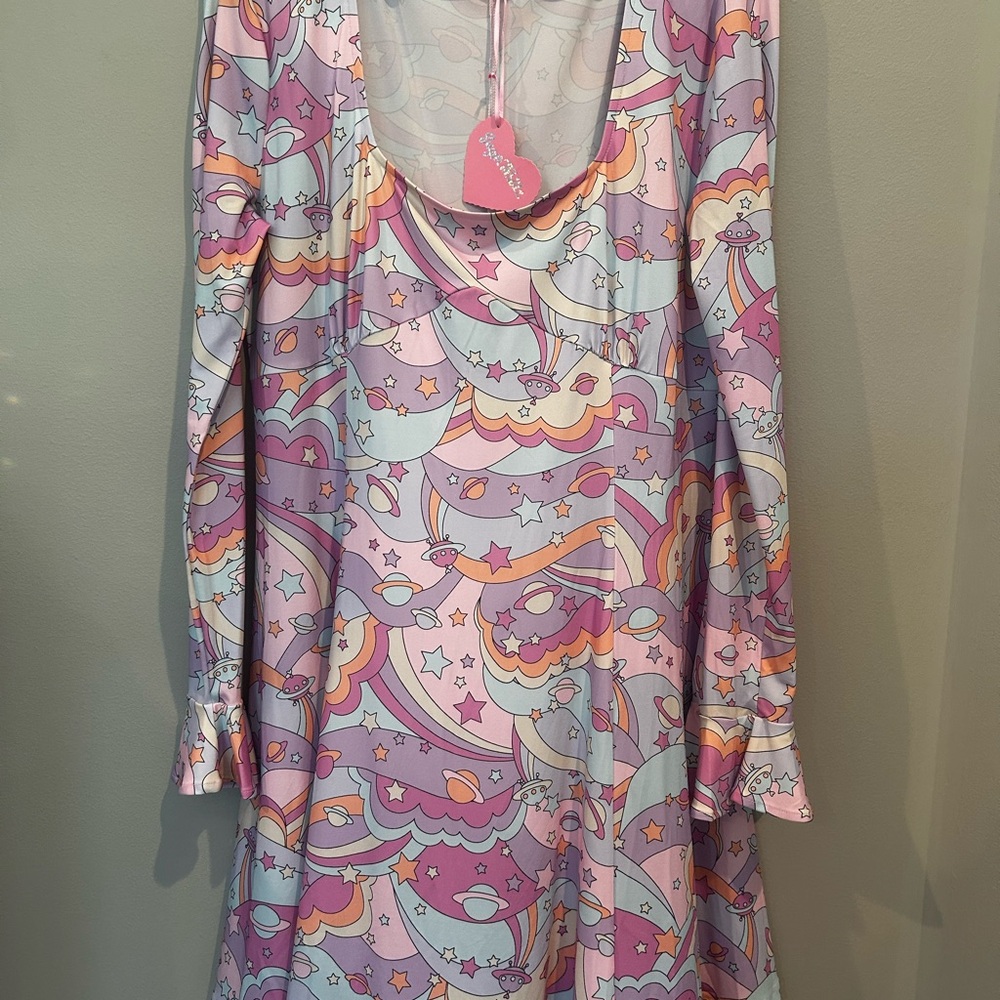 NWT Sugar Thrillz Pastel Cosmic Dress - Picture 3 of 9